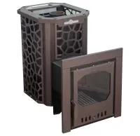 Печь для бани Сталь-Мастер HARD 18L Панорама со стеклом закр каменка дровяная # печь для бани сталь-мастер hard 18l панорама со стеклом закр каменка дровяная #