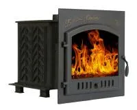 Печь для бани чугунная Сибирь-25 дверка 545х545 под обкладку печь для бани чугунная сибирь-25 дверка 545х545 под обкладку