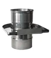 задвижка феррум (шибер выдвижной) нержавеющая (439/0,8мм), ф120