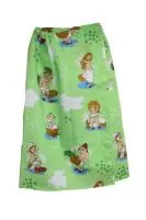 Парео женское, вафельная ткань с рисунком, Бацькина баня парео женское, вафельная ткань с рисунком, бацькина баня