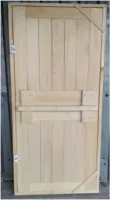 Дверь деревянная, глухая, осина Сорт В, 2 петли 170*70 см, Банный Перец дверь деревянная, глухая, осина сорт в, 2 петли 170*70 см, банный перец
