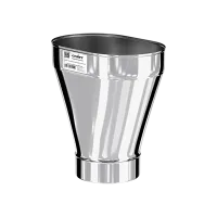 Переход Craft с круга (П) на овал (М) 0,33м нержавеющий (316/0,8), ф150 100*200 переход craft с круга (п) на овал (м) 0,33м нержавеющий (316/0,8), ф150 100*200