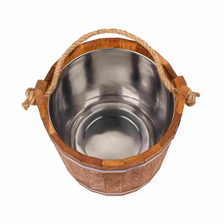 запарник 12л с нержавеющей вставкой woodson дуб