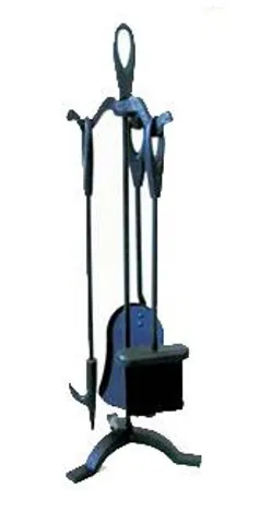 набор для камина 3 предмета на подставке, 60х19,5х19,5 см банные штучки