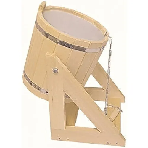 обливное устройство русская забава 10л, с пластмассовой вставкой, банный эксперт