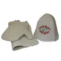 Набор из 3-х предметов (шапка "Баня парит силу дарит" , рукавица, коврик) Бацькина баня набор из 3-х предметов (шапка "баня парит силу дарит" , рукавица, коврик) бацькина баня