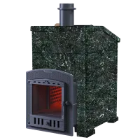 Печь для бани GFS Гром 30П2 в облицовке Президент 1000/40 Серпентинит (верх.) печь для бани gfs гром 30п2 в облицовке президент 1000/40 серпентинит (верх.)