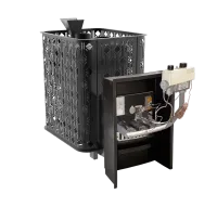 Печь для бани Black Stove Verona 18 чугунная закр.каменка Газ печь для бани black stove verona 18 чугунная закр.каменка газ