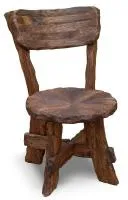 стул №11 круглый (массив сосны, старение), палисандр, ирб