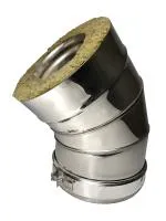 Колено Craft утепленное угол 135° нержавеющее (316/0,8/304/0,5мм) ф250/350 по воде колено craft утепленное угол 135° нержавеющее (316/0,8/304/0,5мм) ф250/350 по воде