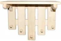 Полка-вешалка 5 крючков, Бацькина баня # полка-вешалка 5 крючков, бацькина баня #