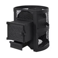 Печь для бани Протопи Дачник Финка чугунная дверка печь для бани протопи дачник финка чугунная дверка