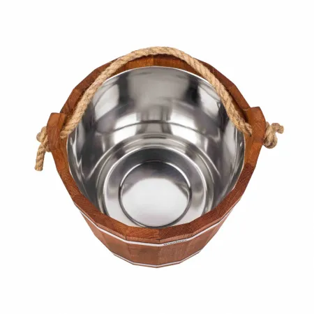 Запарник 16л с нержавеющей вставкой Woodson Дуб запарник 16л с нержавеющей вставкой woodson дуб