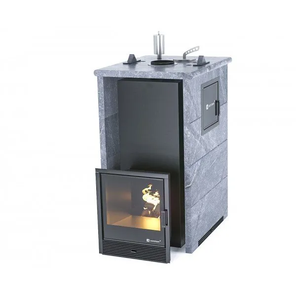 Печь для бани ИзиСтим Сочи М2 Premium в трехстор. кожухе из змеевика закр. верх бок.вход слева печь для бани изистим сочи м2 premium в трехстор. кожухе из змеевика закр. верх бок.вход слева