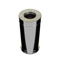 Дымоход Craft утепленный нержавеющий (316/0,8/304/0,5) ф115/200 L=0,5 по воде, Cerablanket# дымоход craft утепленный нержавеющий (316/0,8/304/0,5) ф115/200 l=0,5 по воде, cerablanket#