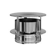 Оголовок Феррум нержавеющий, (430/0,5 мм), ф115/200, c ветрозащитой по воде  оголовок феррум нержавеющий, (430/0,5 мм), ф115/200, c ветрозащитой по воде