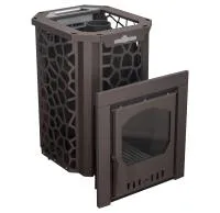 Печь для бани Сталь-Мастер HARD 18М Панорама со стеклом закр каменка дровяная # печь для бани сталь-мастер hard 18м панорама со стеклом закр каменка дровяная #