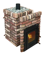 печь для бани grill'd retro violet long камень 20 кг #