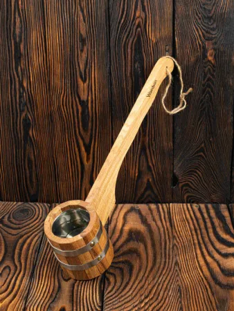 Черпак Woodson 0,34 л с нерж.вставкой Дуб черпак woodson 0,34 л с нерж.вставкой дуб