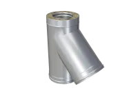 тройник феррум утепленный угол 135° нержавеющий (430/0,5мм)/оцинкованный, ф180/280, по воде