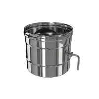 заслонка craft (шибер компактный) нержавеющая (316/0,8мм) ф150