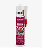 Герметик KUDO силиконовый красный высокотемпературный 280мл герметик kudo силиконовый красный высокотемпературный 280мл