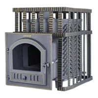 печь для бани gfs 18пс зк чугунная #