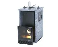 Печь для бани ИзиСтим Сочи М2 Premium в трехст.кожухе из талькохлор закр.верх вход с тыла, футеровка печь для бани изистим сочи м2 premium в трехст.кожухе из талькохлор закр.верх вход с тыла, футеровка