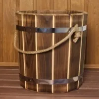 Ведро Добрыня 10л, с пластмассовой вставкой, Банный Эксперт ведро добрыня 10л, с пластмассовой вставкой, банный эксперт