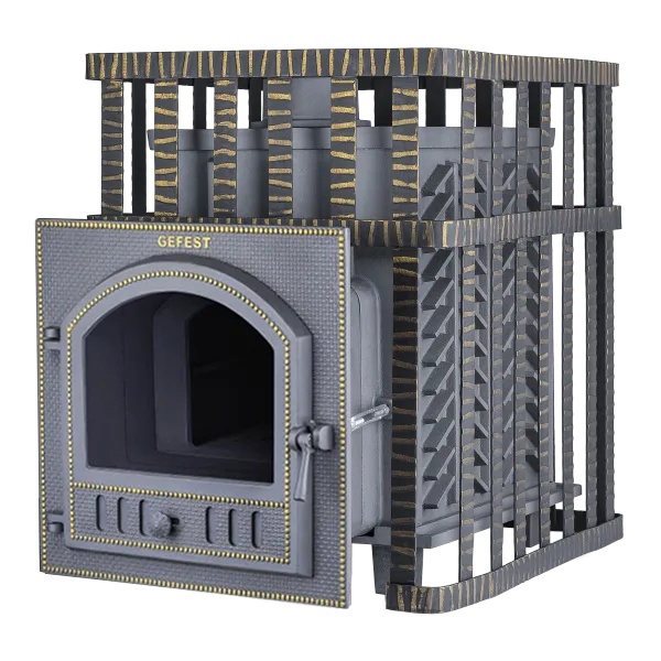 печь для бани gfs 18пс зк чугунная #
