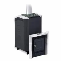 Печь для бани Ермак 16 Стандарт Carbon, антрацит печь для бани ермак 16 стандарт carbon, антрацит