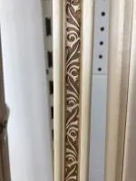 Плинтус потолочный липа,горячего тиснения лепесток 26*2700, ПЭМ плинтус потолочный липа,горячего тиснения лепесток 26*2700, пэм