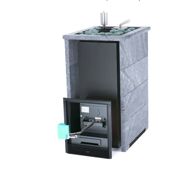 Печь для бани ИзиСтим Геленджик М2 Premium в трехстор. кожухе из талькохлорита откр.верх под газ печь для бани изистим геленджик м2 premium в трехстор. кожухе из талькохлорита откр.верх под газ