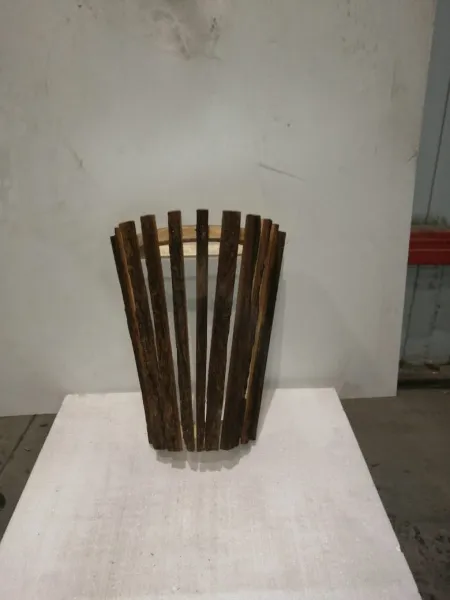 Абажур веерный из коры Автор Бани абажур веерный из коры автор бани