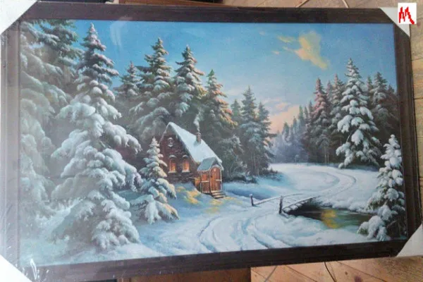 Картина "Зима" 60*100 см, Банный Эксперт картина "зима" 60*100 см, банный эксперт