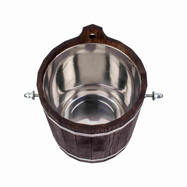 Обливное устройство 12л с нержавеющей вставкой Woodson дуб темный обливное устройство 12л с нержавеющей вставкой woodson дуб темный