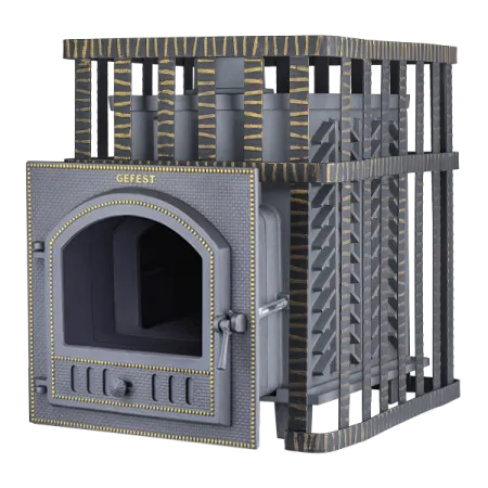 печь для бани gfs 18пс зк чугунная #