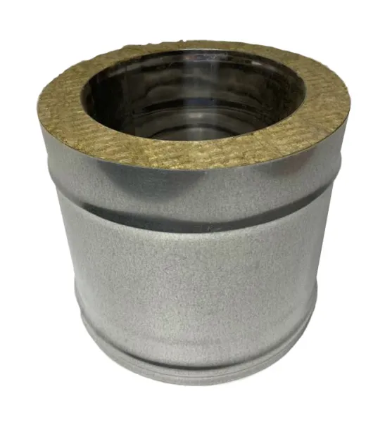 Дымоход Феррум утепленный нержавеющий (430/0,8мм)/оцинкованный ф150/210 L=0,25м по воде дымоход феррум утепленный нержавеющий (430/0,8мм)/оцинкованный ф150/210 l=0,25м по воде