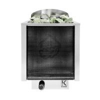 печь для бани электрическая karina optima steam 9, закр.каменка, встроенный пульт #