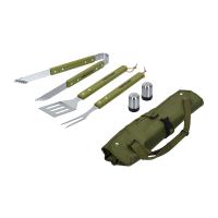 набор boyscout сумка-фартук, вилка, лопатка, щипцы, солонка, перечница